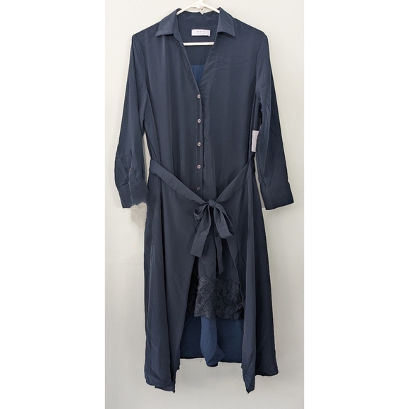 Bailey 44 Georgia Belted Button Up Down Dress - Picture 1 of 7